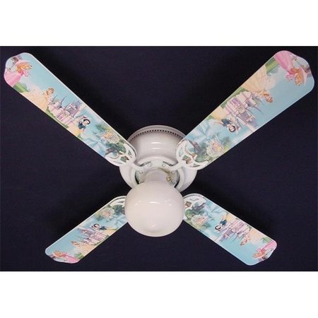 CEILING FAN DESIGNERS Ceiling Fan Designers 42FAN-DIS-PPE Disney Princesses- Castle Ceiling Fan 42 in. 42FAN-DIS-PPE